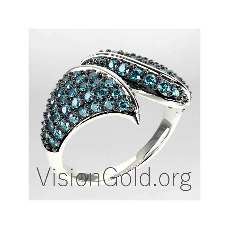 Γυναικειο Δαχτυλιδι Με Ζιργκον Πετρες 0623