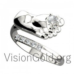 Baby Feet Ring Personalized Ring 0625