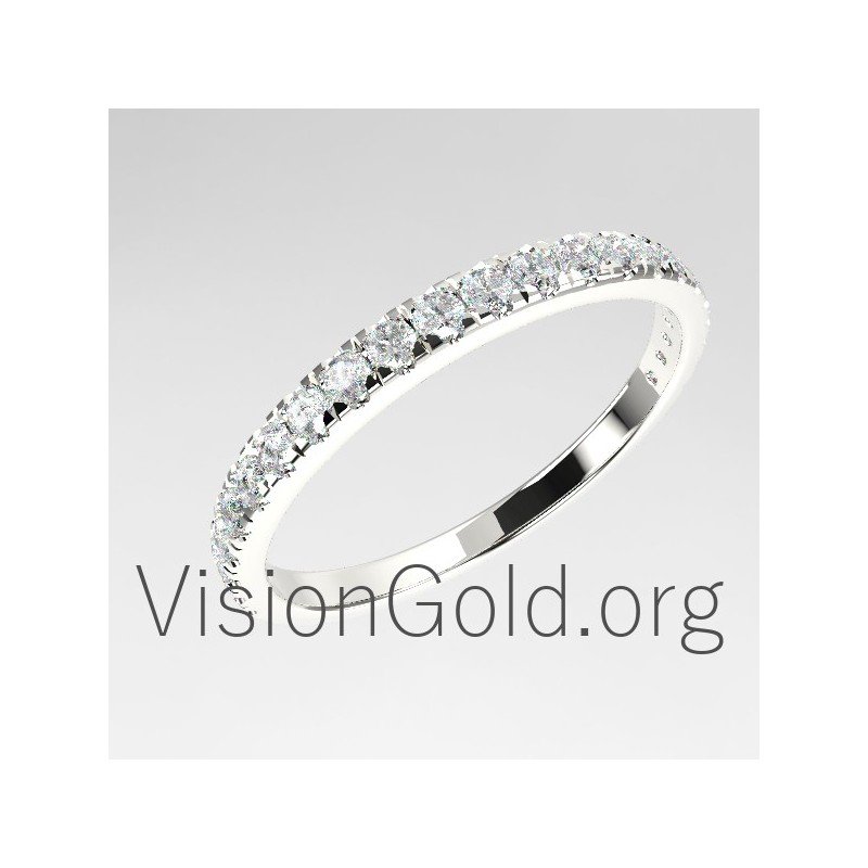 Slim Half Eternity Ring 0626