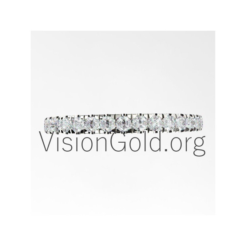 Slim Half Eternity Ring 0626