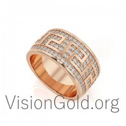 Δαχτυλιδι Μαιανδρος Με Πετρες 0630