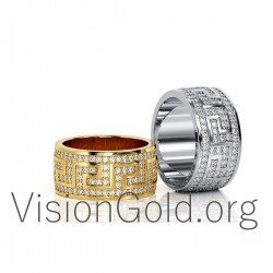 Δαχτυλιδι Μαιανδρος Με Πετρες 0630