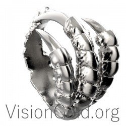 Ανδρικό Δαχτυλίδι Νύχι Αετού 0115