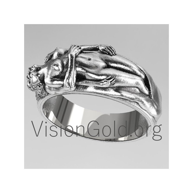 Ring Design Couple In Love 0117