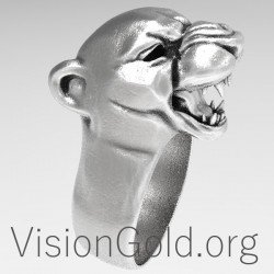 Ανδρικο δαχτυλιδι Πανθηρας 0103a