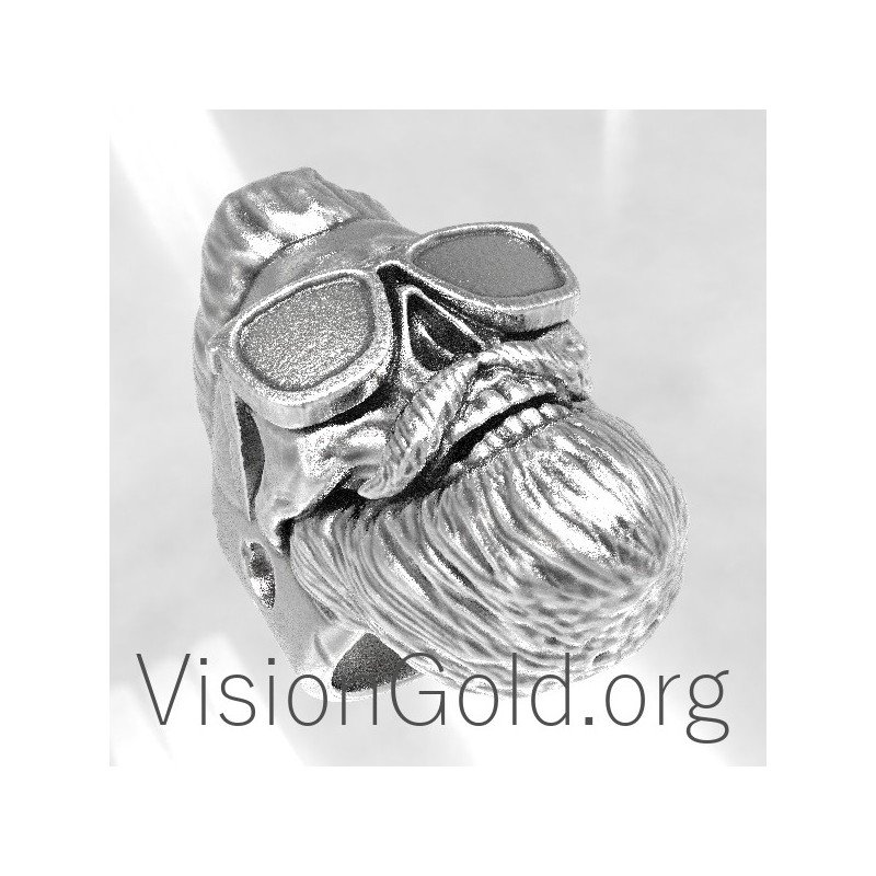 Ανδρικο Δαχτυλιδι Ασημενιο Χειροποιητο 0121