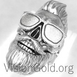 Ανδρικο Δαχτυλιδι Ασημενιο Χειροποιητο 0121