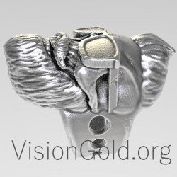 Ανδρικο Δαχτυλιδι Ασημενιο Χειροποιητο 0121