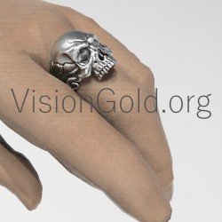 Anillo de hombre 925 Calavera 0125