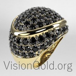 Amazing Bold Zircon Sterling Silver Ring Thanksgiving Christmas