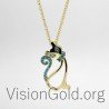 Gold Women's Necklace 0359