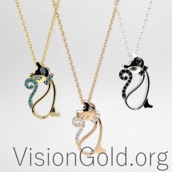 Gold Women's Necklace 0359