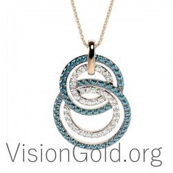 Gold Pendant Necklace 0354