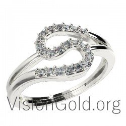 Золотое кольцо с бриллиантами 0637