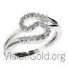 Gold Ring with Diamonds 0637