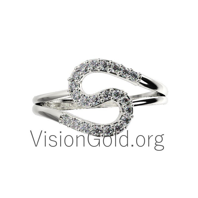 Anillo de oro con diamantes 0637
