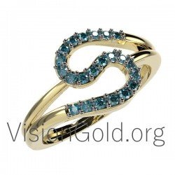 Anillo de oro con diamantes 0637