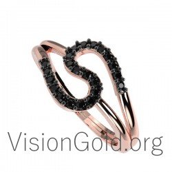 Anillo de oro con diamantes 0637