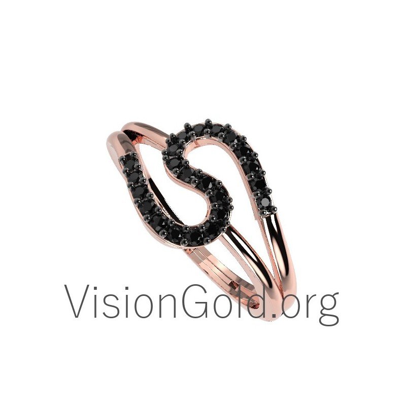 Anillo de oro con diamantes 0637