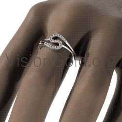 Anillo de oro con diamantes 0637