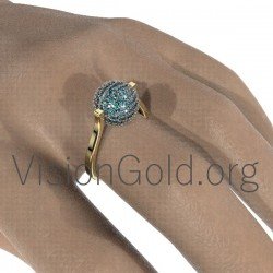 Anillo Oro Con Brillante 0638