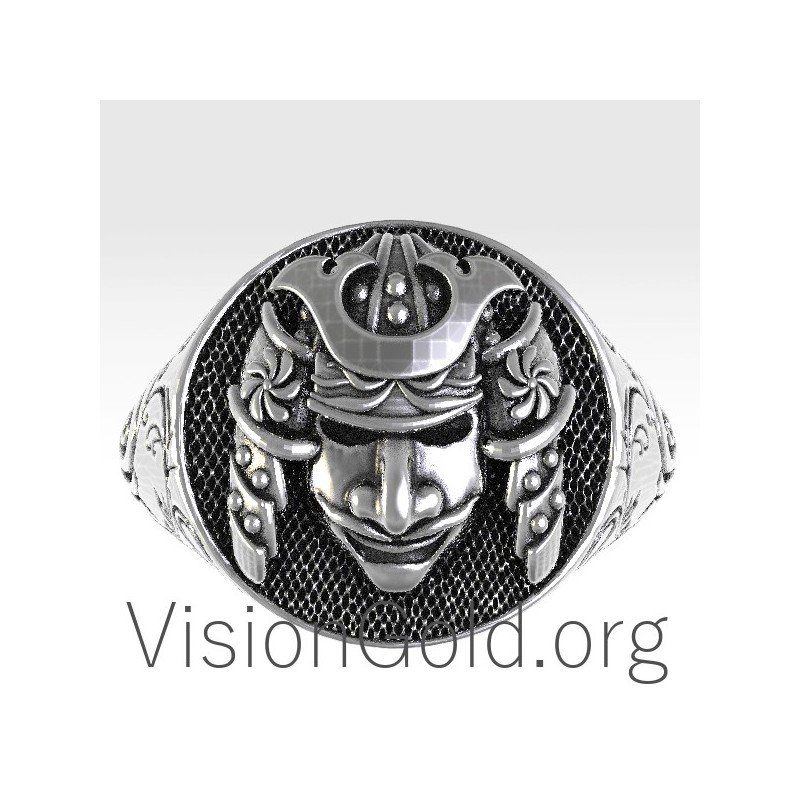 Samurai Mask Ring 0131