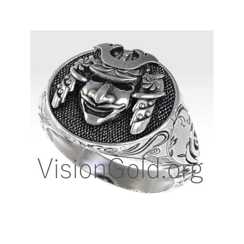 Samurai Mask Ring 0131