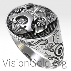 Samurai Mask Ring 0131