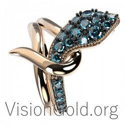 Anillo Mujer Serpiente Oro 0642
