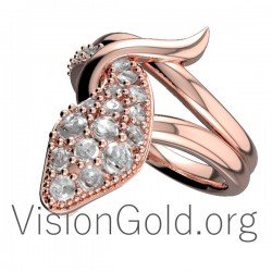 Anillo Mujer Serpiente Oro 0642