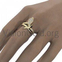 Damen-Goldring Schlange 0642