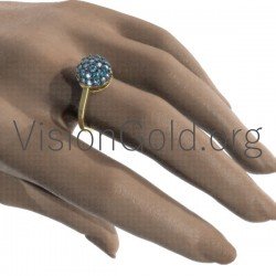 Εντυπωσιακο Γυναικειο Δαχτυλιδι Σε 18 ή 14 Καρατια 0643