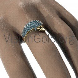 Elegant Dolphin Ring 0647