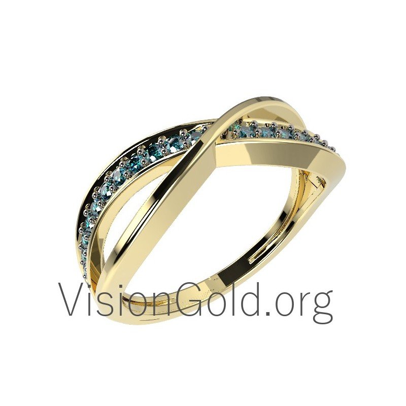 Женское кольцо с бриллиантами 0649