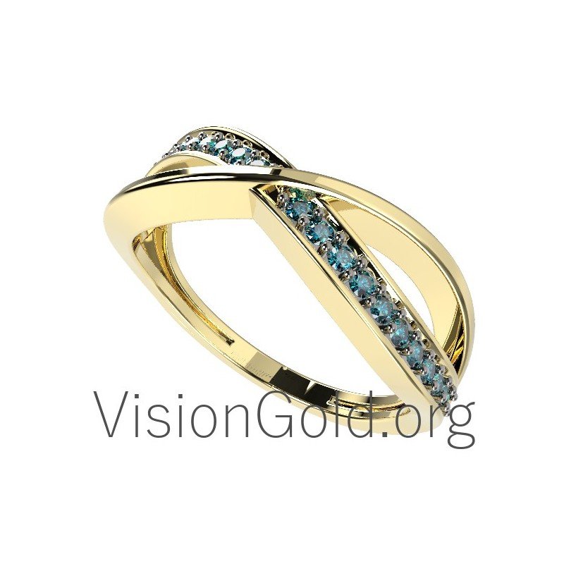 Anillo de mujer con diamantes 0649