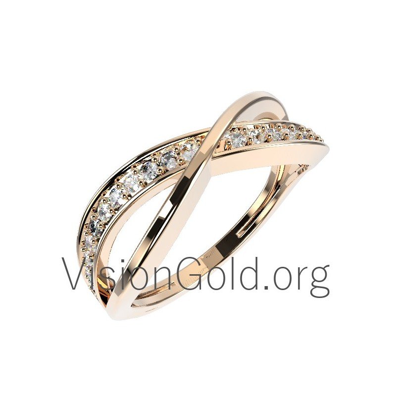 Damenring mit Diamanten 0649