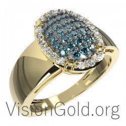 Anillo de mujer con diamante brillante 0650