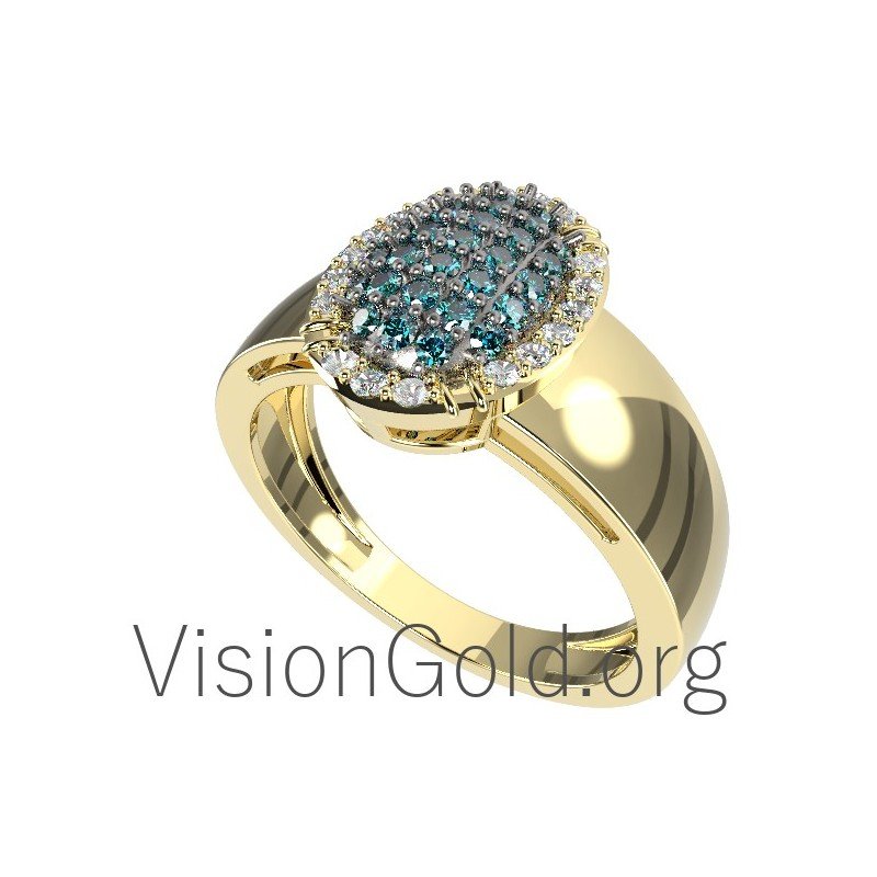Damenring mit Diamanten 0650