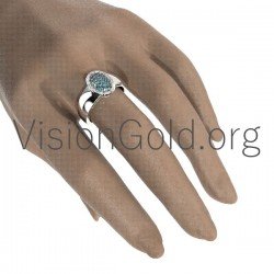 Женское кольцо с бриллиантом 0650