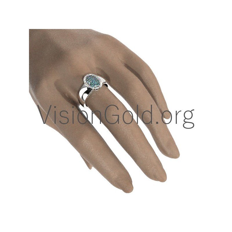 Женское кольцо с бриллиантом 0650