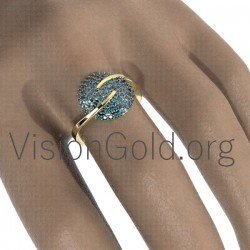 Anillo De Oro En 18 O 14 Quilates 0651