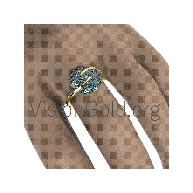 Anillo De Oro En 18 O 14 Quilates 0651