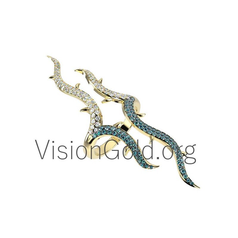 Anillo de mujer de vanguardia 0653