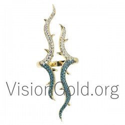 Anillo de mujer de vanguardia 0653