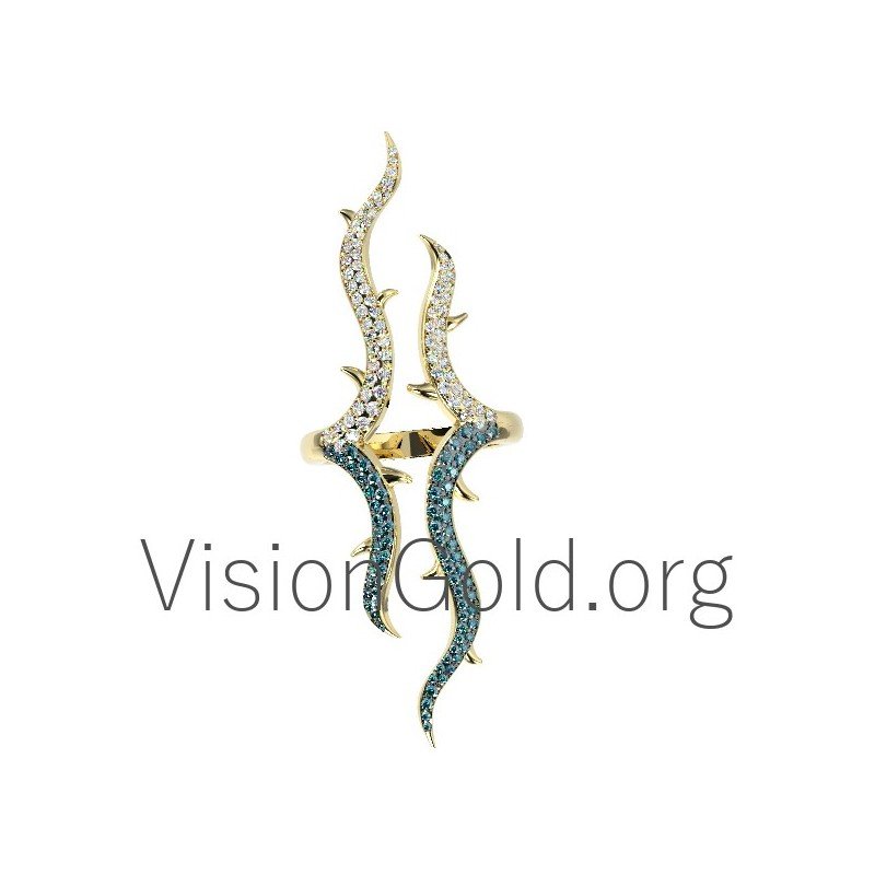 Anillo de mujer de vanguardia 0653