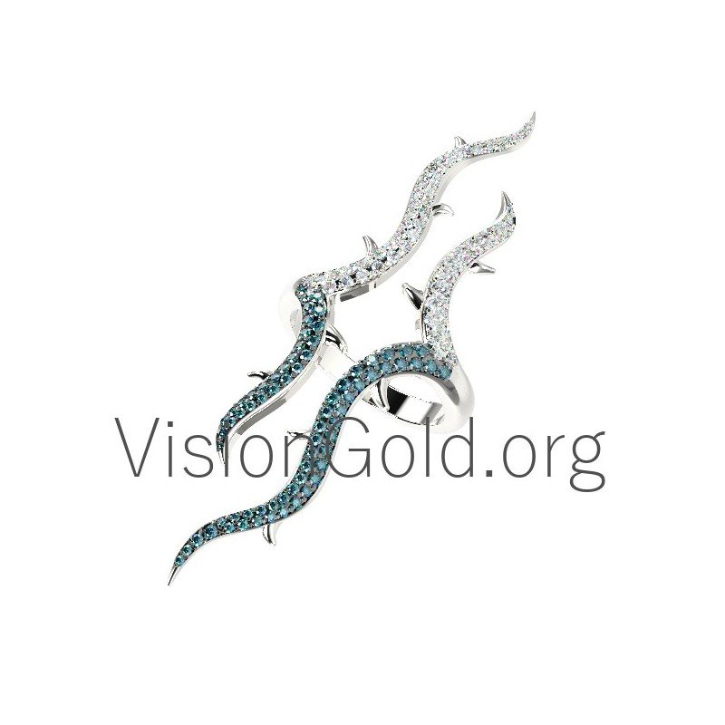 Anillo de mujer de vanguardia 0653