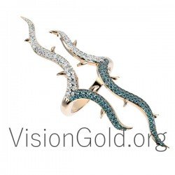 Anillo de mujer de vanguardia 0653