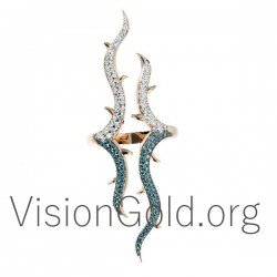 Anillo de mujer de vanguardia 0653