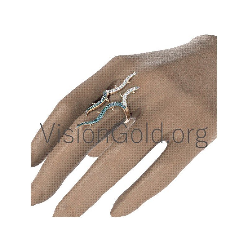 Anillo de mujer de vanguardia 0653