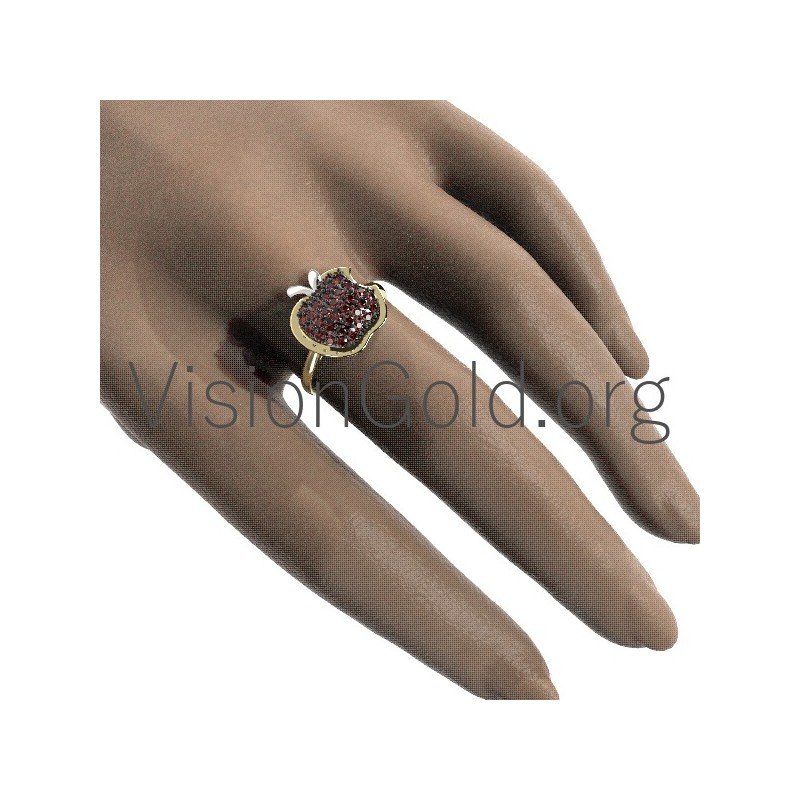 Women's Beauty Apple Ring 0655